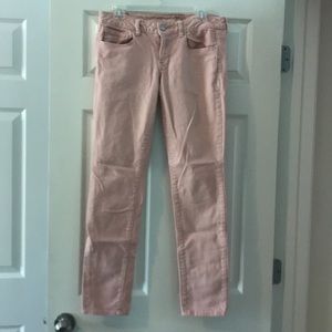 American Eagle pink skinny jeans